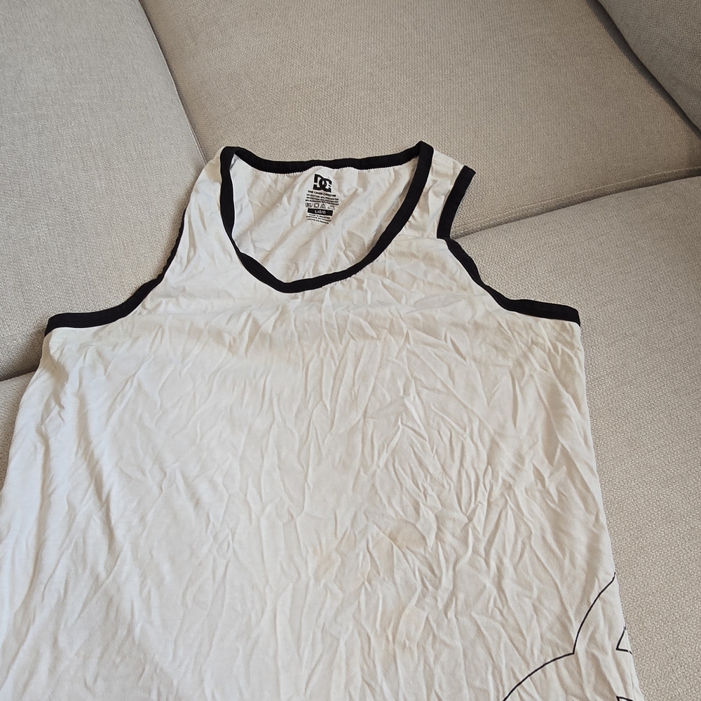 DC Women's White Tank Top